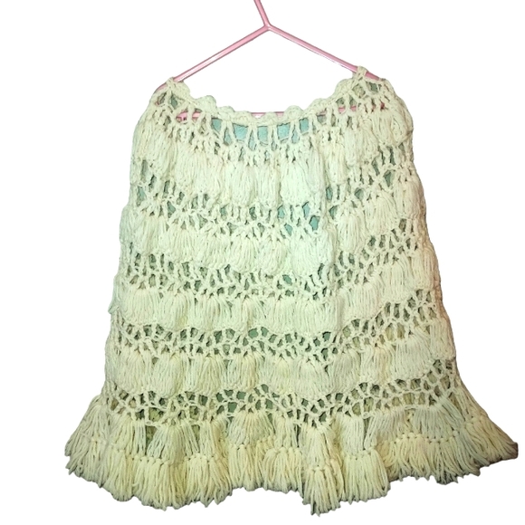 Handmade Crocheted Girl's Shawl Size 3-4 - Picture 2 of 2